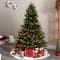 6ft. Pre-Lit South Carolina Spruce Artificial Christmas Tree, Clear Lights